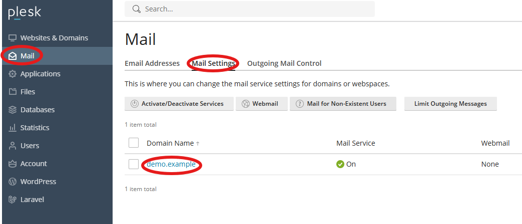 Catchall email aanmaken